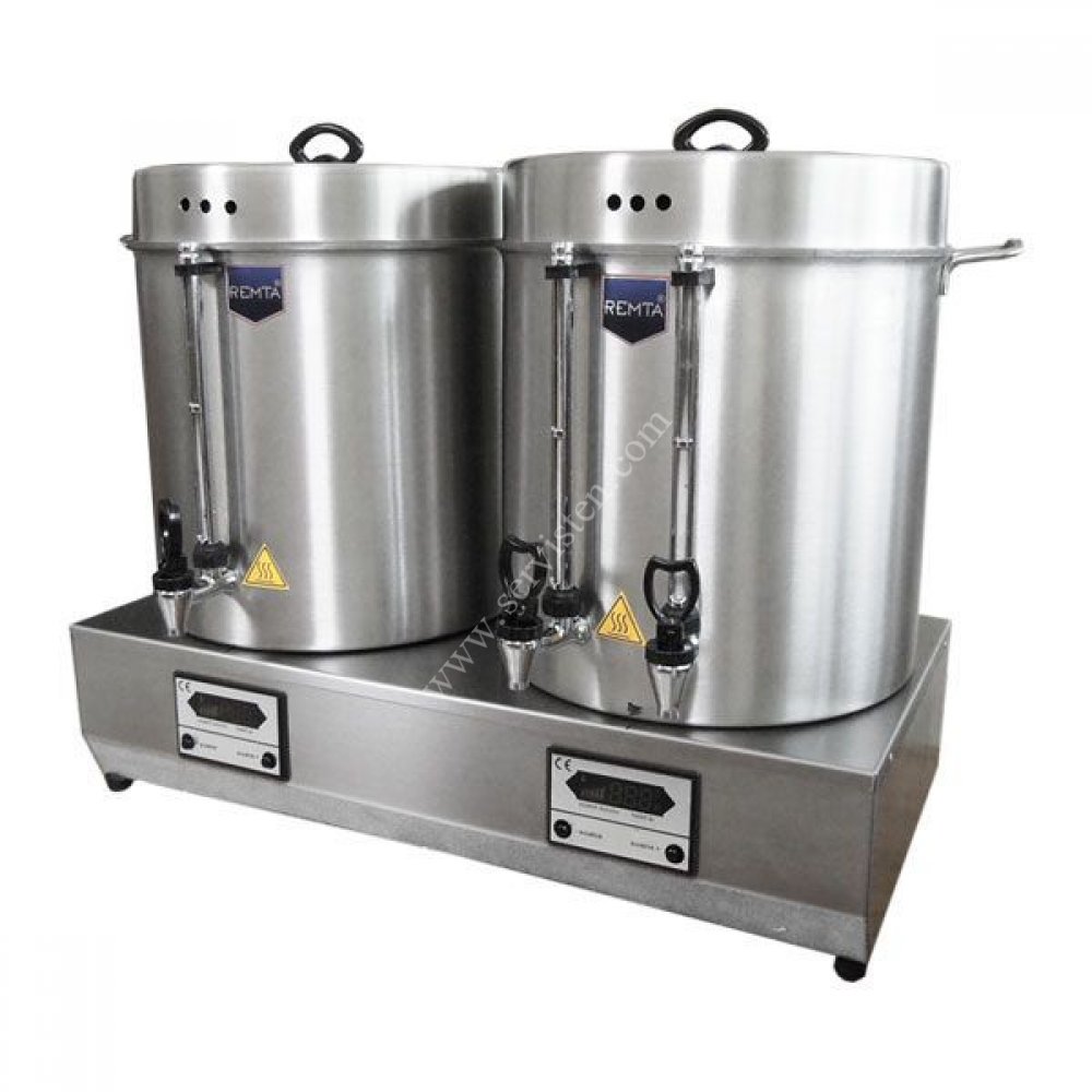 REMTA HD12 Çiftli Çay+Su Otomatı 120 Bardak 12+12 Litre