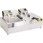REMTA R102 Çiftli Fritöz Kapaklı Elektrikli 8+8 Litre