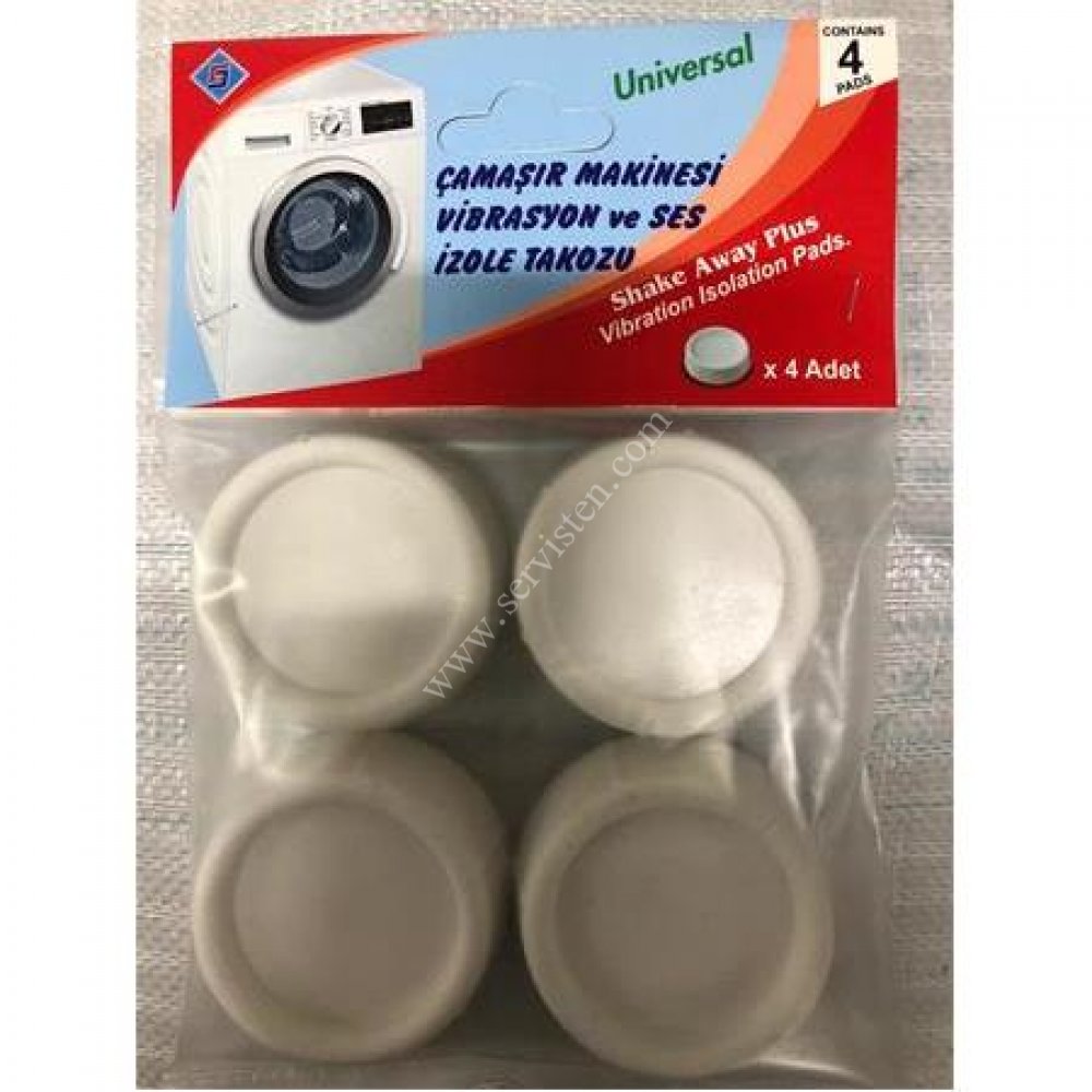 Çamaşır Makinası Titreşim Önleyici Takoz Takımı (4 Adet)