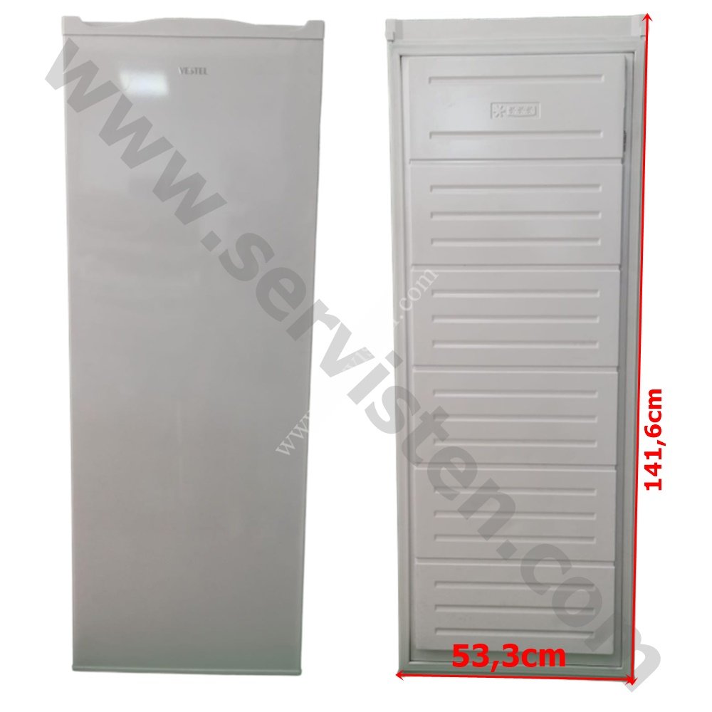 Vestel CDE-M1102 W A+ Dikey Derin Dondurucu Kapısı