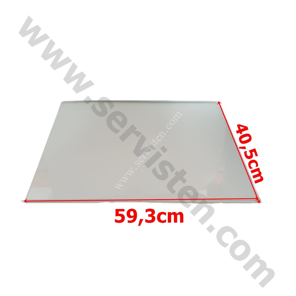 Hotpoint-Ariston Buzdolabı Orta Raf İç Camı - C00300311 59,3cm X 40,5 cm