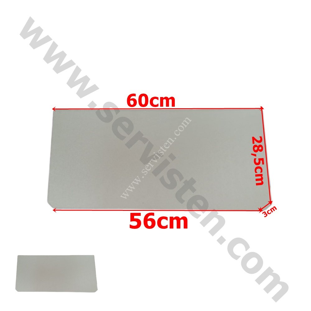 Hotpoint-Ariston Buzdolabı Sebzelik Raf Buzlu İç Camı - C00174592  60 cm X 28,5cm X 56cm X 3 cm