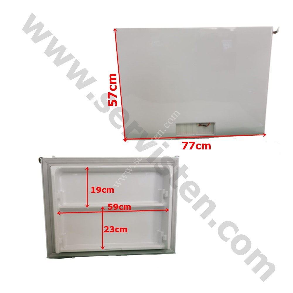 INDESIT BEYAZ DONDURUCU KAPISI C00296780