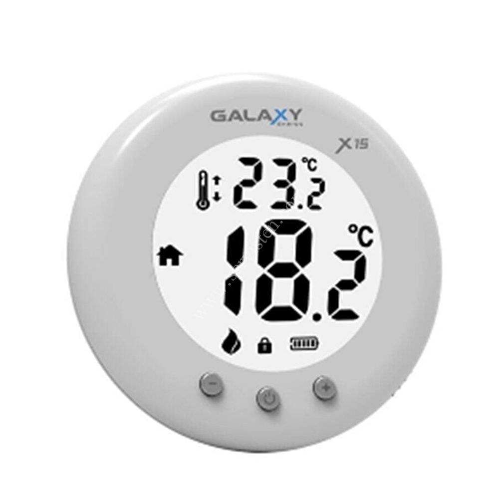 Galaxy Energy , X15 Beyaz , Kablosuz On/Off Dijital Oda Termostatı