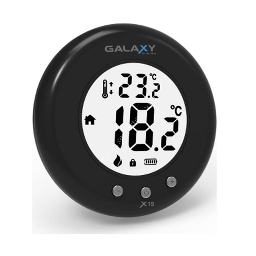 Galaxy Energy , X15 Siyah , Kablosuz On/Off Dijital Oda Termostatı